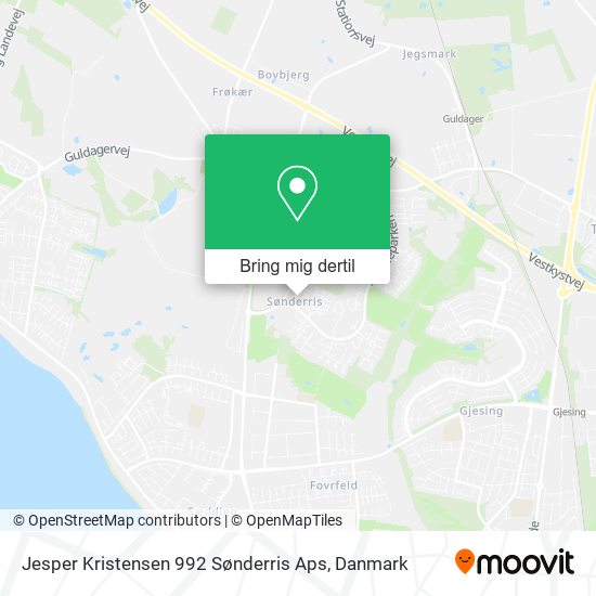 Jesper Kristensen 992 Sønderris Aps kort