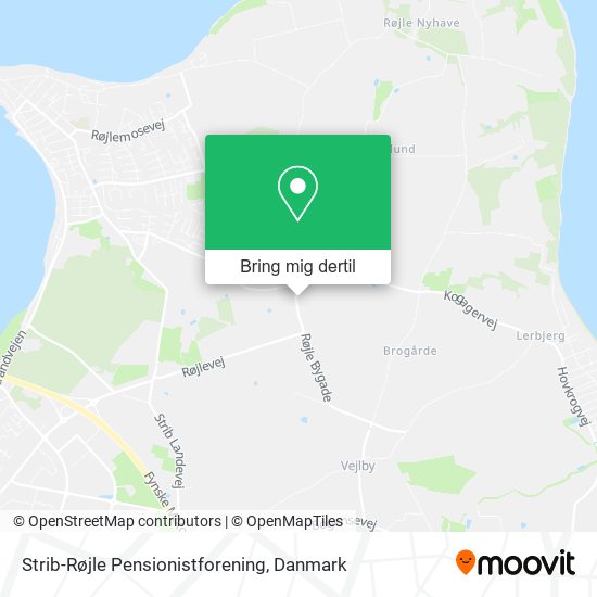 Strib-Røjle Pensionistforening kort