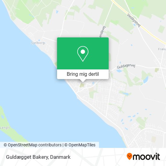 Guldægget Bakery kort