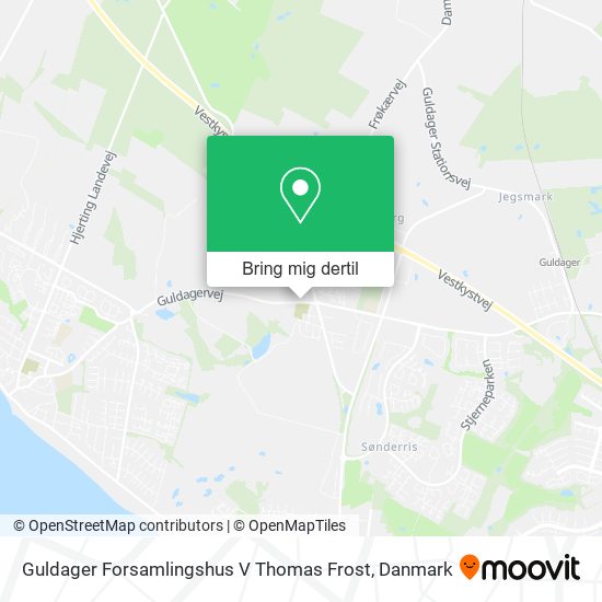 Guldager Forsamlingshus V Thomas Frost kort