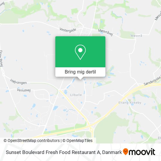 Sunset Boulevard Fresh Food Restaurant A kort