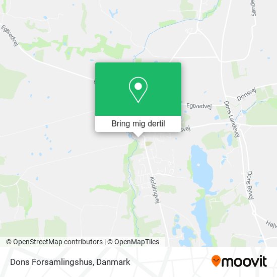 Dons Forsamlingshus kort