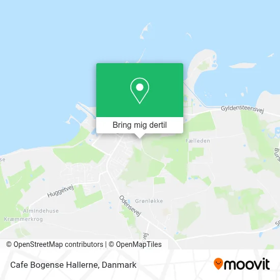 Cafe Bogense Hallerne kort