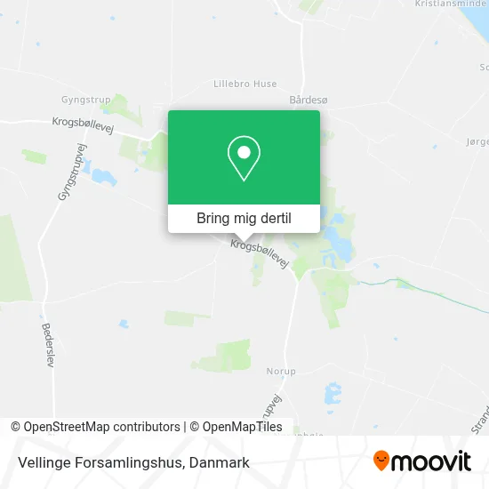 Vellinge Forsamlingshus kort