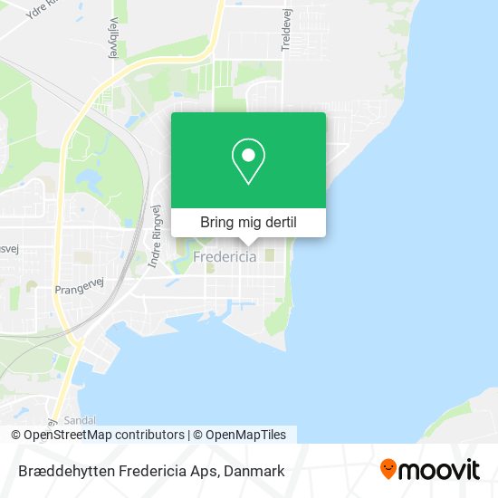 Bræddehytten Fredericia Aps kort