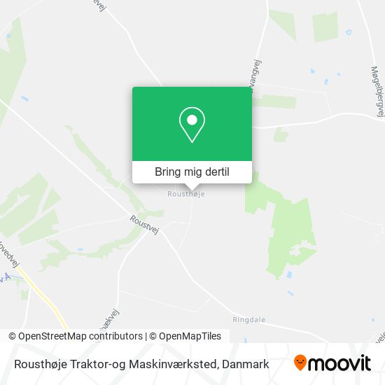 Rousthøje Traktor-og Maskinværksted kort