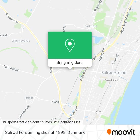 Solrød Forsamlingshus af 1898 kort