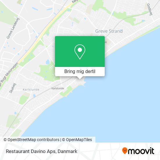 Restaurant Davino Aps kort