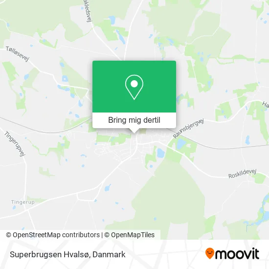 Superbrugsen Hvalsø kort