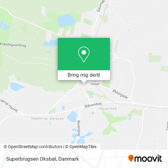 Superbrugsen Oksbøl kort