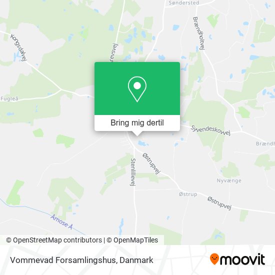 Vommevad Forsamlingshus kort