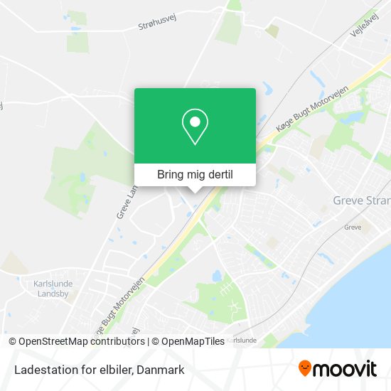 Ladestation for elbiler kort