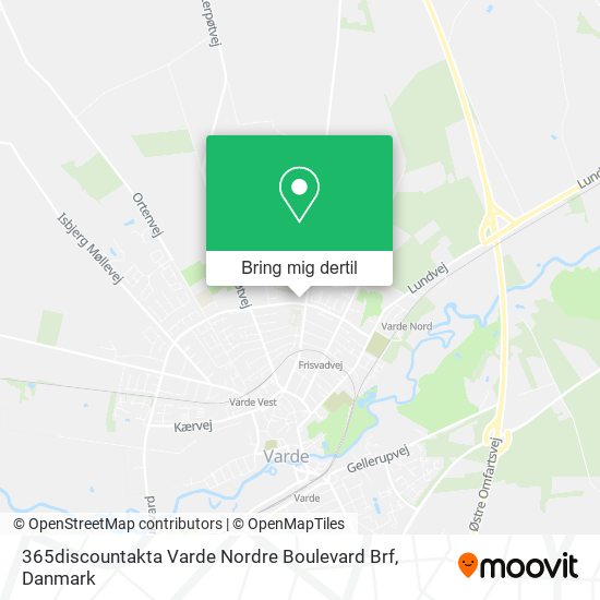 365discountakta Varde Nordre Boulevard Brf kort