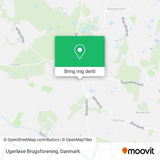 Ugerløse Brugsforening kort