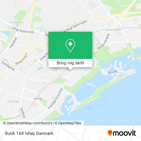 Butik 168 Ishøj kort