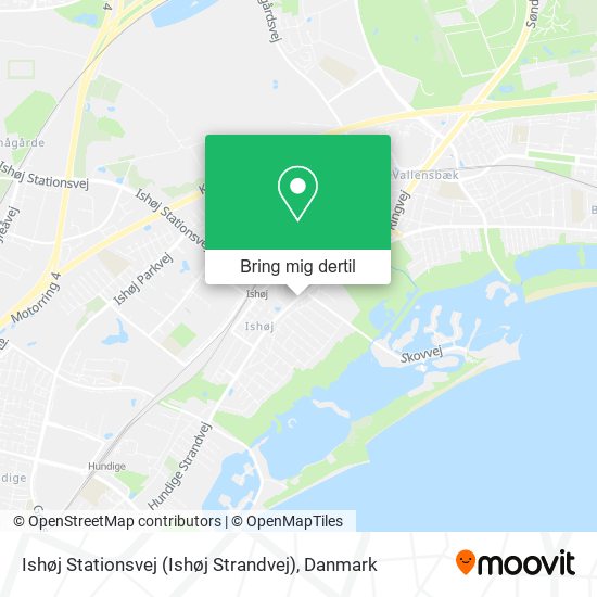 Ishøj Stationsvej (Ishøj Strandvej) kort