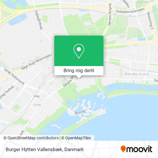Burger Hytten Vallensbæk kort