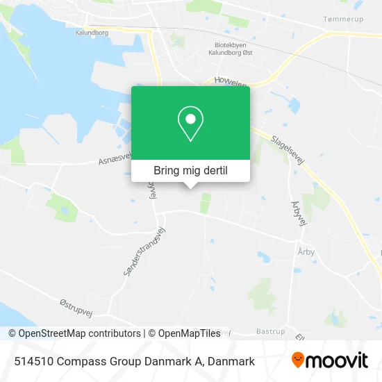 514510 Compass Group Danmark A kort