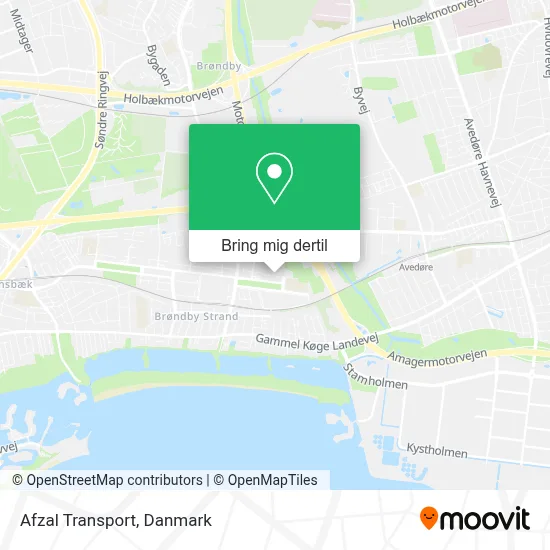 Afzal Transport kort