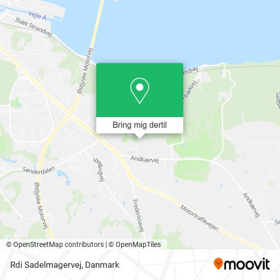 Rdi Sadelmagervej kort
