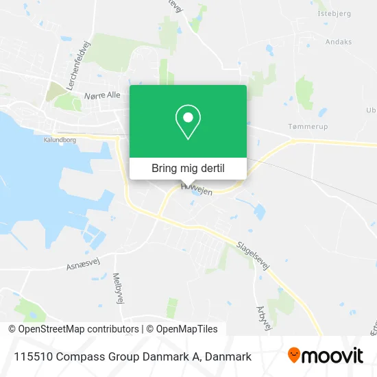 115510 Compass Group Danmark A kort