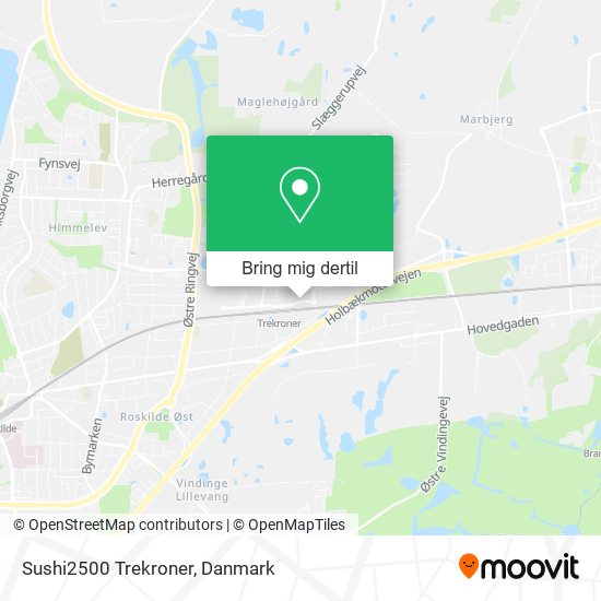 Sushi2500 Trekroner kort