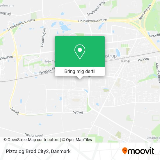 Pizza og Brød City2 kort