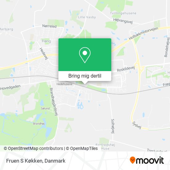 Fruen S Køkken kort