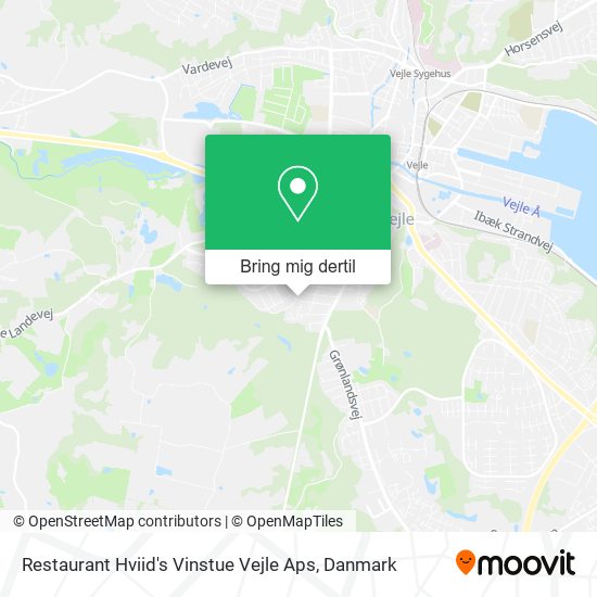 Restaurant Hviid's Vinstue Vejle Aps kort