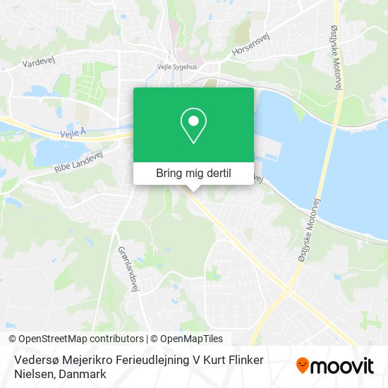 Vedersø Mejerikro Ferieudlejning V Kurt Flinker Nielsen kort