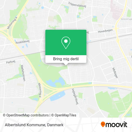 Albertslund Kommune kort