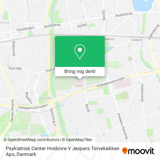 Psykiatrisk Center Hvidovre V Jespers Torvekøkken Aps kort