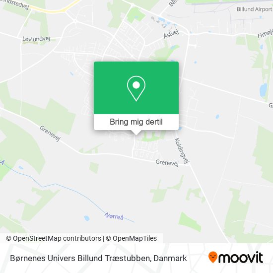 Børnenes Univers Billund Træstubben kort