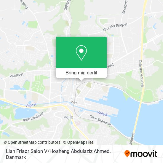 Lian Frisør Salon V / Hosheng Abdulaziz Ahmed kort