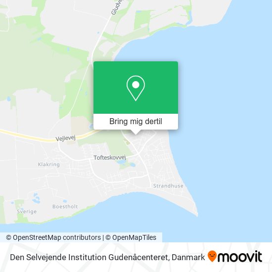 Den Selvejende Institution Gudenåcenteret kort