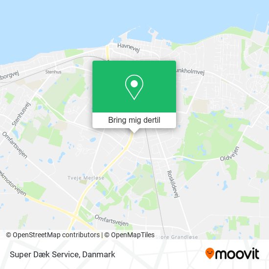 Super Dæk Service kort