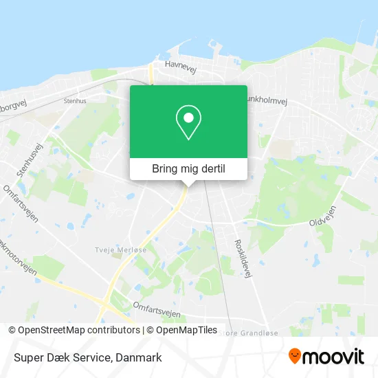 Super Dæk Service kort