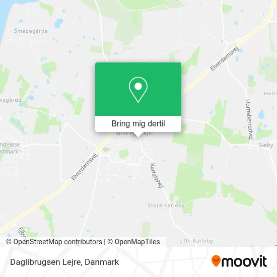 Daglibrugsen Lejre kort
