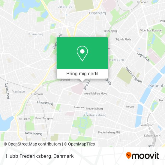 Hubb Frederiksberg kort