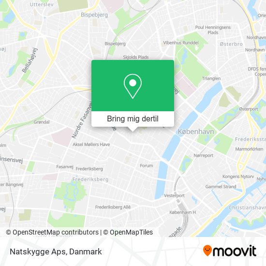 Natskygge Aps kort