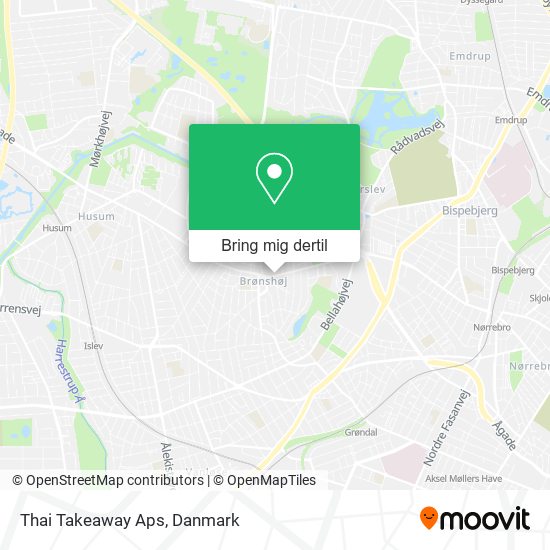 Thai Takeaway Aps kort