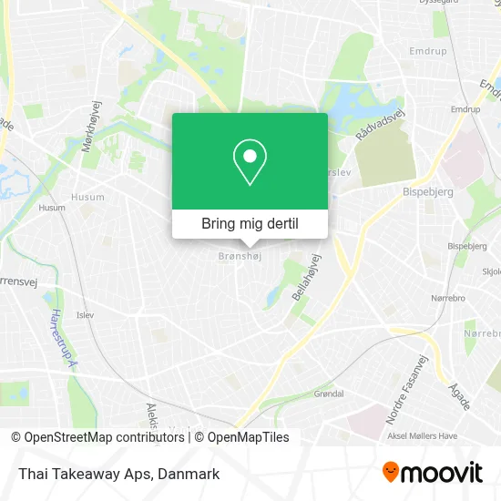 Thai Takeaway Aps kort