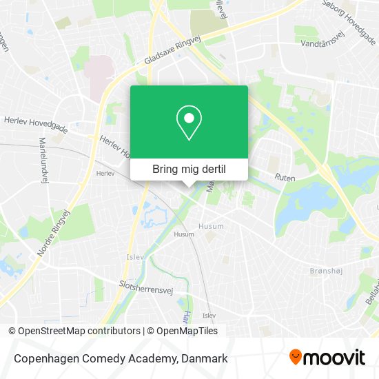 Copenhagen Comedy Academy kort