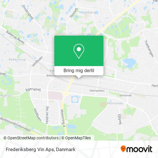 Frederiksberg Vin Aps kort