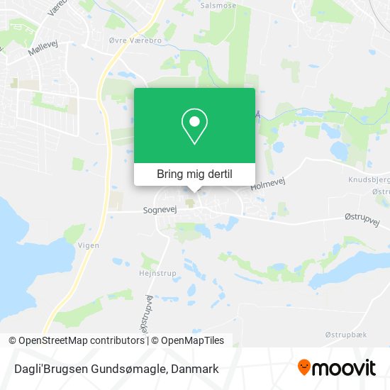 Dagli'Brugsen Gundsømagle kort