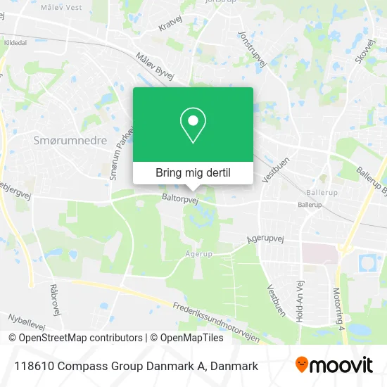 118610 Compass Group Danmark A kort