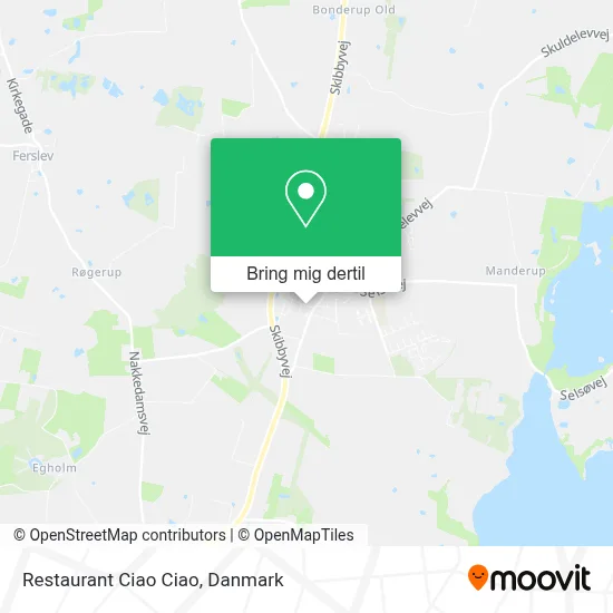 Restaurant Ciao Ciao kort