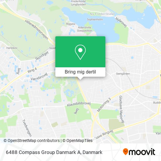 6488 Compass Group Danmark A kort