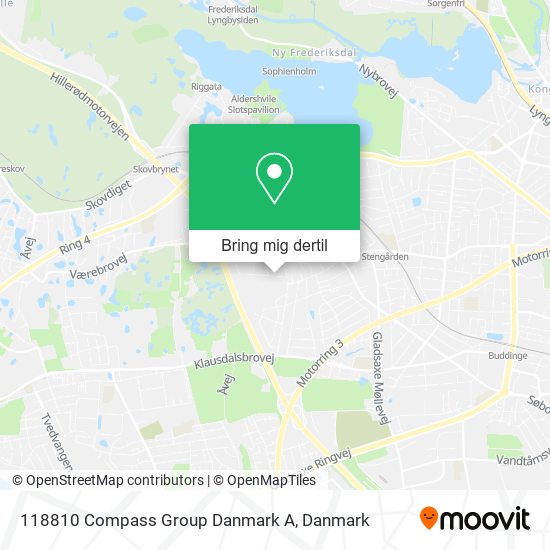 118810 Compass Group Danmark A kort