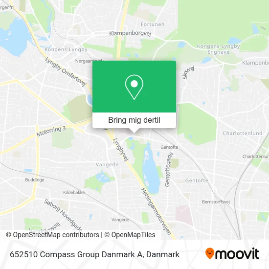 652510 Compass Group Danmark A kort